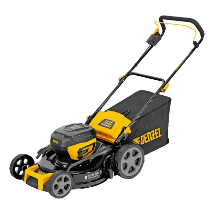 Газонокосилка аккумуляторная бесщет. DLM-460, 460 мм, травосб. 65 л., Li-Ion, 40 В // Denzel 58911 купить в Тобольске