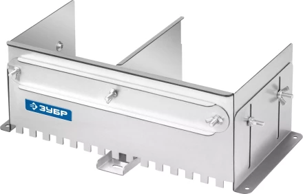 ЗУБР зуб 10*10 мм, до 600 мм, оцинкованная сталь, Раздвижная гребенка для плитки, ПРОФЕССИОНАЛ (08045-10) купить в Тобольске