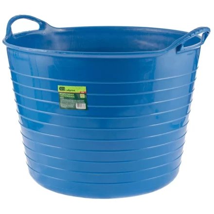 Ведро гибкое сверхпрочное,  28 л, синее, Россия, Сибртех 67523 купить в Тобольске