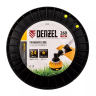 Леска для триммера звезда Denzel, 2,4мм х 260м, на DIN катушке FLEX CORD, 96286 купить в Тобольске