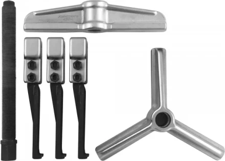 Съемник универсальный усиленный американского типа 2-3 захвата глубина 150мм набор  AE310142  Jonnesway 48924 купить в Тобольске