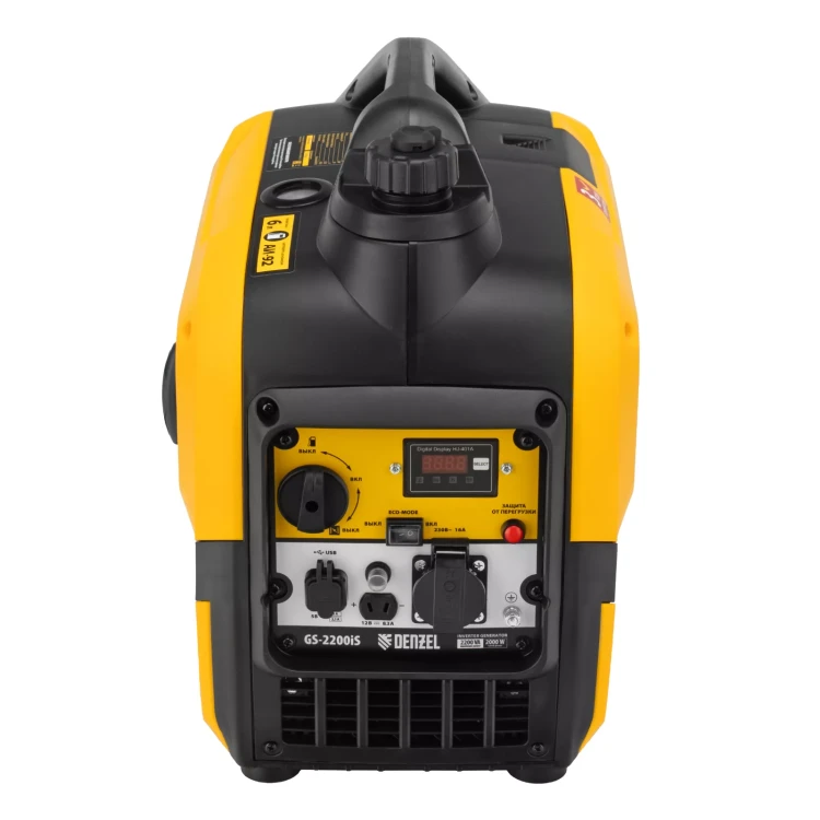 Генератор инверторный DENZEL GS-2200iS, 2,2 кВт, 230 В, закрытый корпус, ручной старт купить в Тобольске