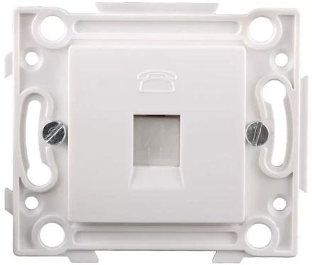 Розетка СВЕТОЗАР телефонная, 1 гнездо SV-55245-1 купить в Тобольске