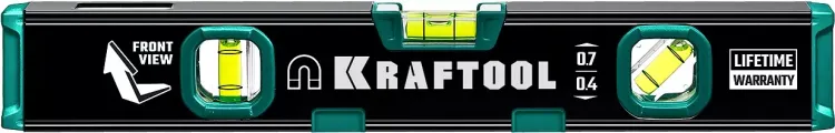 Профессиональный магнитный уровень с зеркальным глазком KRAFTOOL 34784 купить в Тобольске