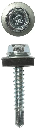 Саморезы ЗУБР &quot;ПРОФЕССИОНАЛ&quot; оцинков., для крепл. кров. матер. к дерев. обреш., 4.8x29мм, 400шт 4-300315-48-029 купить в Тобольске