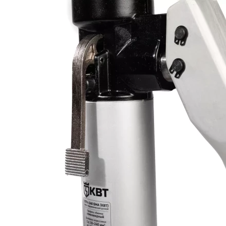 Пресс гидравлический ручной безматричный КВТ ПГРс-240 БМА из алюминиевого сплава с механизмом АСД для опрессовки наконечников до 240 мм2 (101937) купить в Тобольске