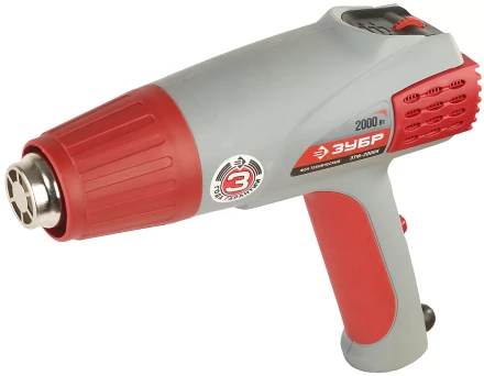 Фен ЗУБР, электр регулировка t, 3 режима работы, керам изолятор, кейс с насад, 2000Вт ЗТФ-2000К купить в Тобольске