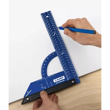 ЗУБР Система-32, разметочный мебельный угольник, Профессионал (34398-30) купить в Тобольске