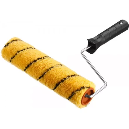 Валик малярный ЗУБР &quot;ОПТИМА -ДУАЛОН&quot;, все виды ЛКМ, идеален для ЛКМ на масляной основе, для ровных поверхностей, полиэстр, ворс 12 мм, бюгель 6 мм, 40х180мм 03518-18 купить в Тобольске