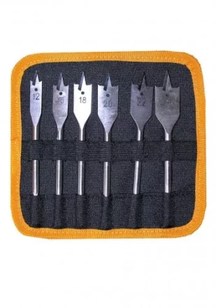 Набор сверл перовых  6 шт.12-25х152мм в сум1/1/40 19121 купить в Тобольске