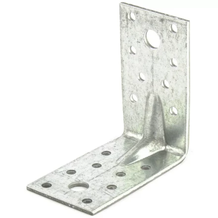 Крепежный уголок усиленный 2,5мм KUU 70x70x40 мм Россия Сибртех 464093 купить в Тобольске