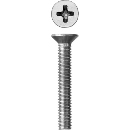 Винт ЗУБР &quot;МАСТЕР&quot; DIN 965, класс прочности 4.8, оцинкованный, M4x25мм, 5кг 303110-04-025 купить в Тобольске