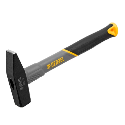 Молоток слесарный, 400 г Denzel, кованый, фибергласовая рукоятка c TPR покрытием 10484 купить в Тобольске