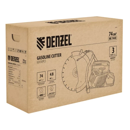 Бензорез DENZEL МС-7440, 74 см3, диаметр диска 400 мм купить в Тобольске