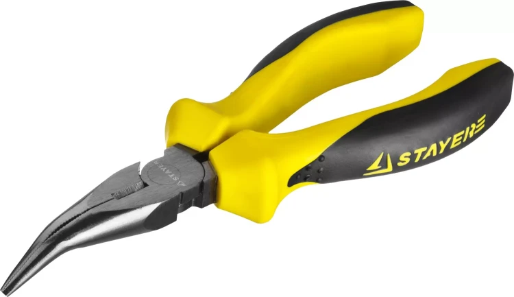 Тонкогубцы STAYER "PROTech" изогнутые, эксцентриковое расположение шарнира, 160мм 22027-4-16_z02 купить в Тобольске