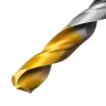 Сверло спиральное по металлу Denzel 10 x 133мм, Р6М5, Golden Tip, многогранная заточка, 718285 купить в Тобольске