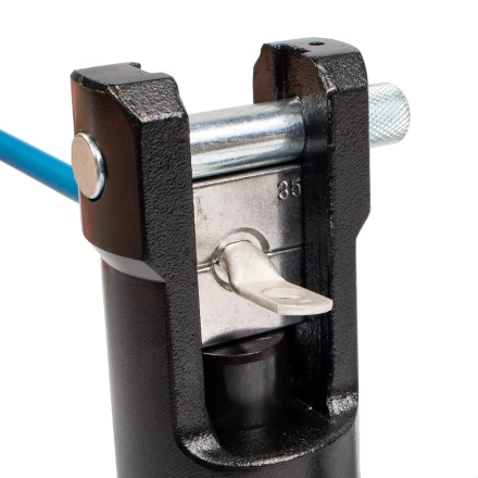 Пресс гидравлический помповый КВТ ПГ-300 для опрессовки наконечников до 300 мм (85528) купить в Тобольске