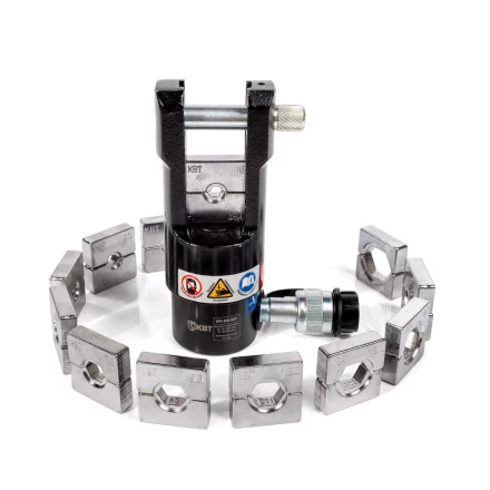 Пресс гидравлический помповый КВТ ПГ-300 для опрессовки наконечников до 300 мм (85528) купить в Тобольске