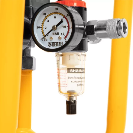 Компрессор безмасляный, малошумный Denzel DLS 1500/50, 1500 ВТ, 2x750, 50 л, 260 л/мин купить в Тобольске