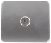 Розетка СВЕТОЗАР &quot;ГАММА&quot; телевизионная, без вставки и рамки, цвет светло-серый металлик SV-54115-SM купить в Тобольске