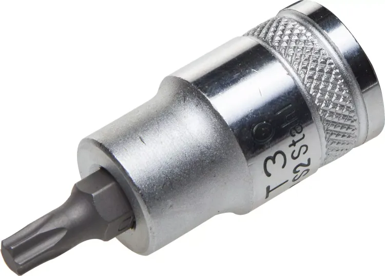 Торцовая бита-головка KRAFTOOL "INDUSTRIE QUALITAT", материал S2, TORX, сатинированная, 1/2", Т40 27905-40_z01 купить в Тобольске