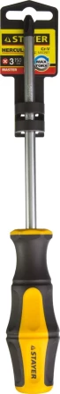 Отвертка STAYER &quot;MASTER&quot; &quot;HERCULES&quot;, Сr-V, противоскользящая рукоятка, PH3x150мм 25052-3-15_z02 купить в Тобольске