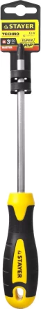 Отвертка STAYER &quot;MASTER&quot; &quot;ТECHNO&quot;, двухкомпонентная рукоятка, магнитный наконечник, Cr-V, PH3x150мм 2508-3-15_z02 купить в Тобольске