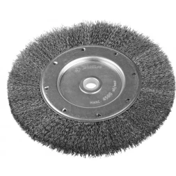 ЗУБР "ЭКСПЕРТ". Щетка дисковая для точильно-шлифовального станка, витая стальная проволока 0,3мм, 200х12,7мм 35185-200_z01