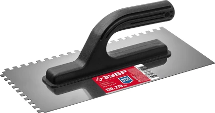 ЗУБР 130 х 270 мм, зуб 6 х 6 мм, штукатурная гладилка (08042-06) купить в Тобольске