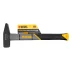 Молоток слесарный, 600 г Denzel, кованый, фибергласовая рукоятка c TPR покрытием, 10486 купить в Тобольске