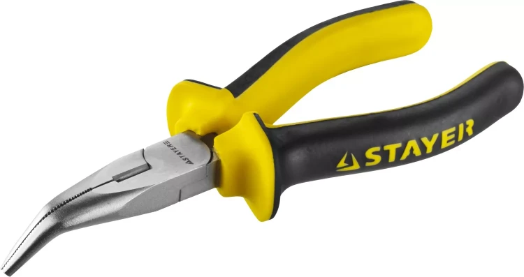 Тонкогубцы изогнутые STAYER "PROFESSIONAL" HERCULES, 160мм 2203-4-16_z01 купить в Тобольске