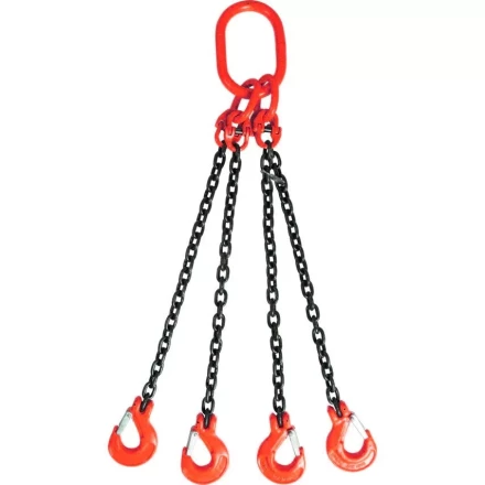 Строп цепной TOR 4СЦ г/п 3,15 т 1,0 м с самозакрывающимися крюками 1007206 купить в Тобольске