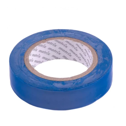 Изолента ПВХ 15 мм х 10 м синяя 150 мкм Matrix 88770 купить в Тобольске