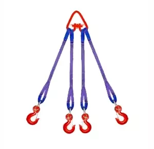 Строп текстильный четырехветвевой 4СТ 6.3 т L=7 м  SF6 75 мм Звено РТ- 3 купить в Тобольске