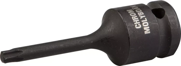 Торцовая головка KRAFTOOL "INDUSTRIE QUALITAT" ударная (1/2"), TORX, Cr-Mo, фосфатированная, T30 27952-30_z01 купить в Тобольске
