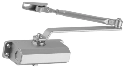 Доводчик дверной ЗУБР для дверей массой до 40 кг, цвет серебро 37910-50 купить в Тобольске