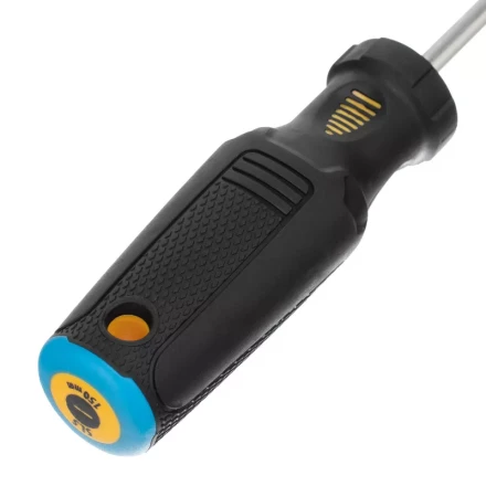 Отвертка SL5x150 мм, CrV, трехкомпонентная рукоятка Denzel 12197 купить в Тобольске