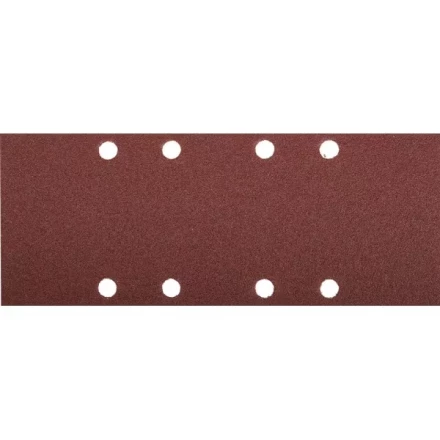 Лист шлифовальный ЗУБР &quot;МАСТЕР&quot;, 8 отверстий, для ПШМ на зажимах, Р100, 93х230мм, 5шт 35591-100 купить в Тобольске