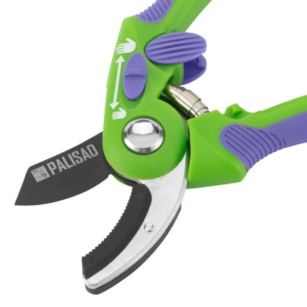 Секатор с наковальней Palisad 604868, регулировка захвата купить в Тобольске