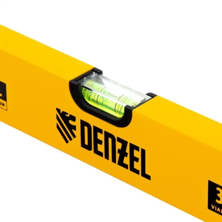 Уровень алюминиевый, 1000 мм, фрезерованный, 3 глазка Denzel 33683 купить в Тобольске