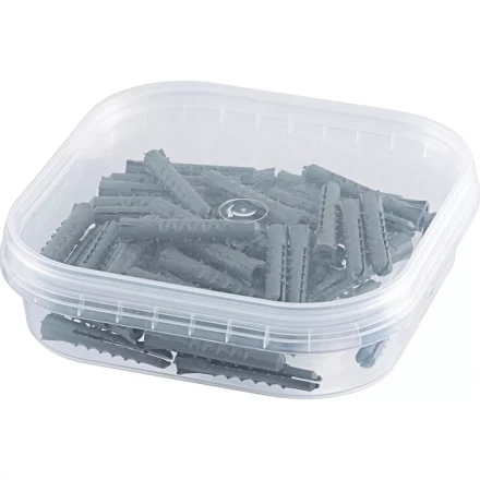 Дюбель 6х40 &quot;Еж&quot; распорный полипропиленовый 1000 шт Сибртех 46023 купить в Тобольске