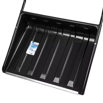 Движок для уборки снега пластиковый, 700х550х1470 мм, стальная рукоятка, Сибртех 61643 купить в Тобольске