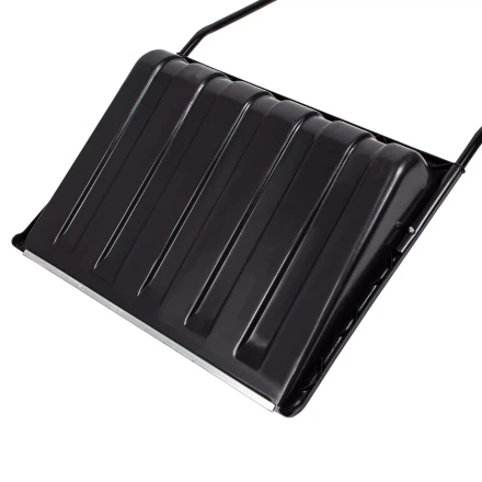 Движок для уборки снега пластиковый, 700х550х1470 мм, стальная рукоятка, Сибртех 61643 купить в Тобольске