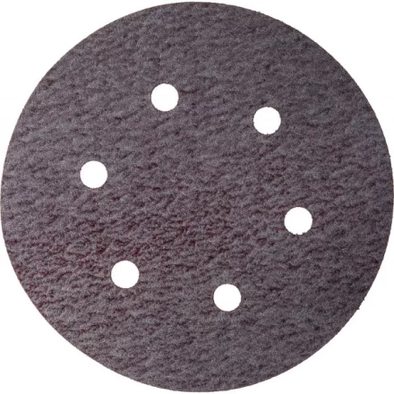 Круг шлифовальный URAGAN &quot;Универсальный с покрытием стеарата цинка&quot; на липучке, 6 отверстий, P320, 150мм, 5шт 907-43113-320-05 купить в Тобольске