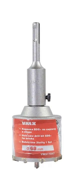 Коронка SDS+ ф68 мм по кирпичу в сборе VMX 511047 купить в Тобольске