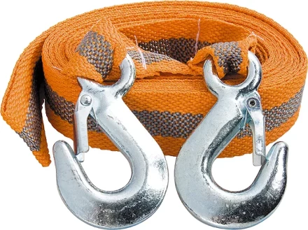 Трос буксировочный 3,5 тонны 2 крюка пакет  STELS Россия 54373 купить в Тобольске