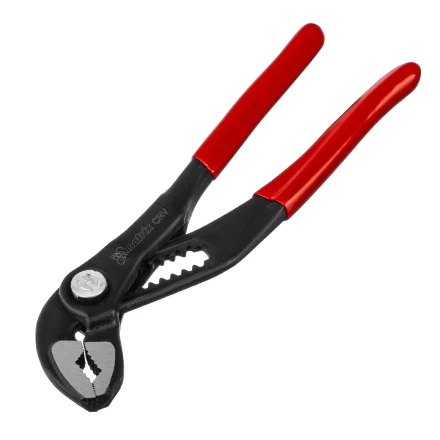 Клещи переставные 180 мм Matrix, кнопочный механизм, хром-ванадий, обливные рукоятки 17925 купить в Тобольске