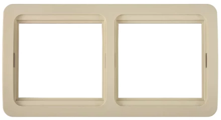 Панель СВЕТОЗАР &quot;ГАММА&quot; двойная горизонтальная, цвет бежевый SV-54146-B купить в Тобольске