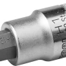 Торцовая бита-головка KRAFTOOL "INDUSTRIE QUALITAT", материал S2, HEX, сатинированная, 1/2", H12 27908-12_z01 купить в Тобольске