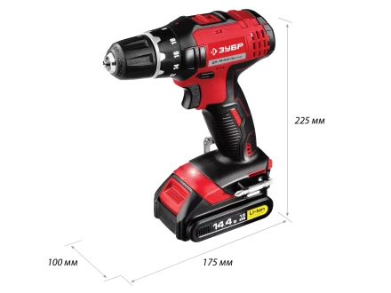 Дрель-шуруповерт 2 АКБ ДА-14.4-2-Ли КНМ2 серия МАСТЕР купить в Тобольске